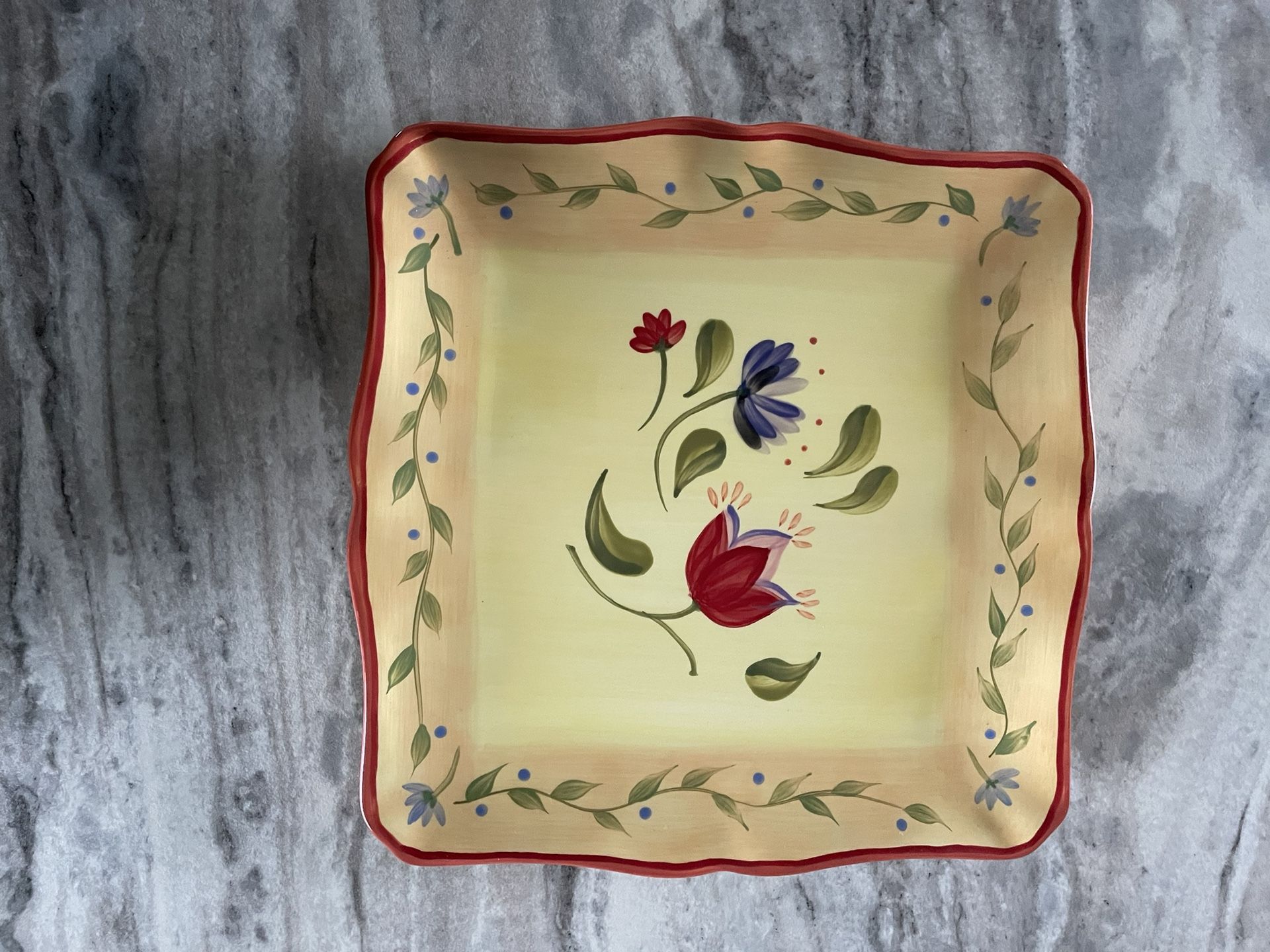 Pfaltzgraff Napoli Square Dinner Plate
