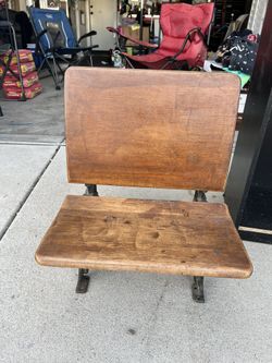 Antique Children School Chair