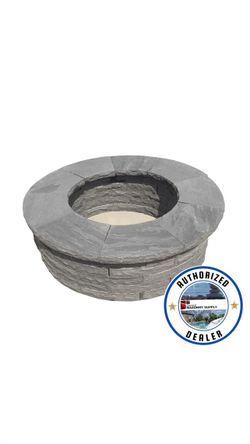 Natural Stone Fire Pit (Slate Grey)