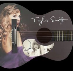 Taylor Swift Hand-Signed Display Acoustic Guitar – JSA Authenticated