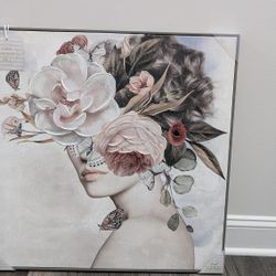 Marmont Hill Dreamy Flower Crown Canvas Art