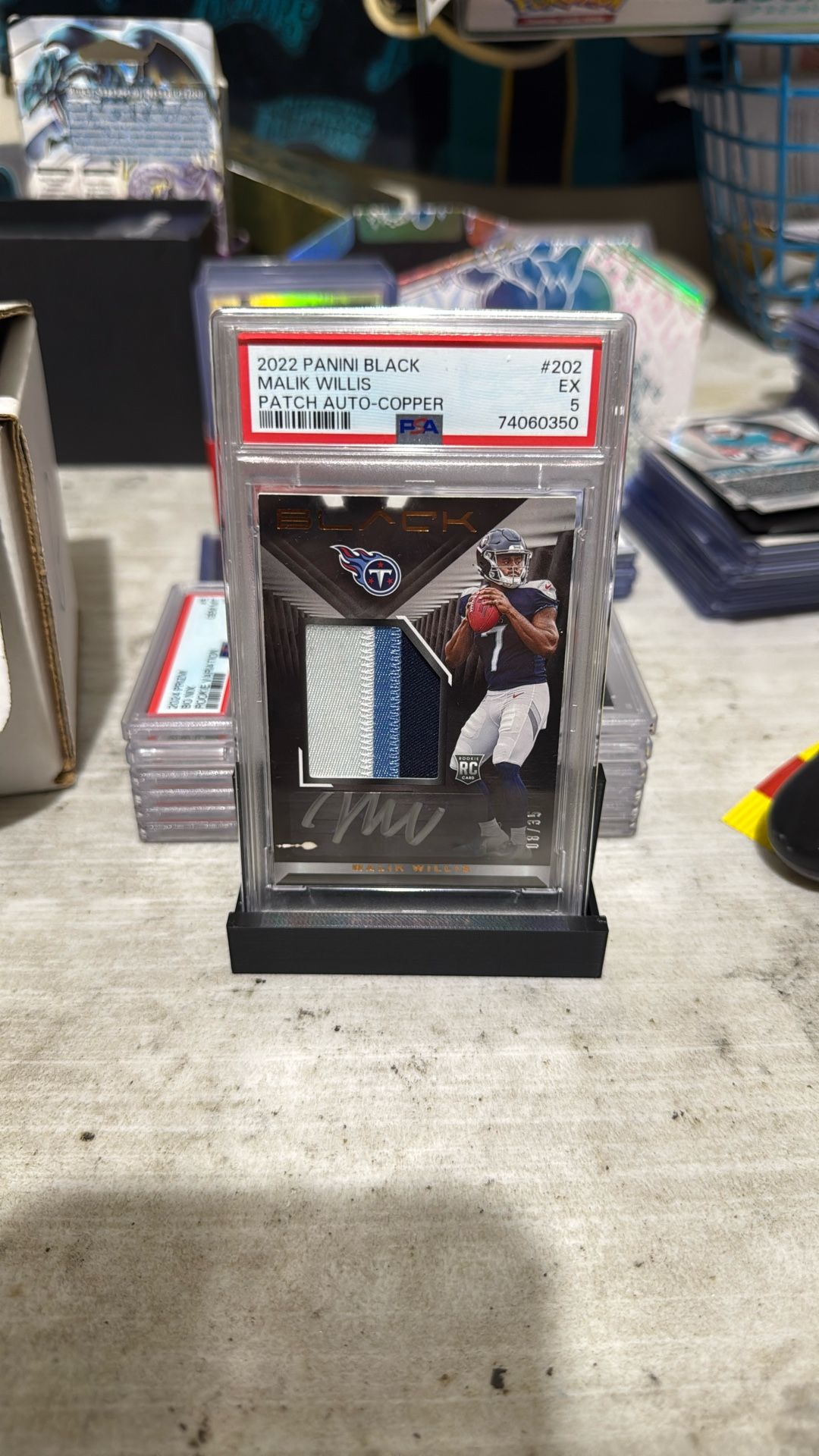 Malik Willis Patch Auto Card