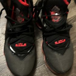 Nike LeBron 19 “Bred” – Black/Red, Size [your size], Great Condition