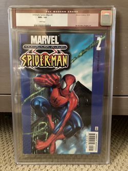 Ultimate Spider-Man # 2 CGC 9.6 Swinging Cover