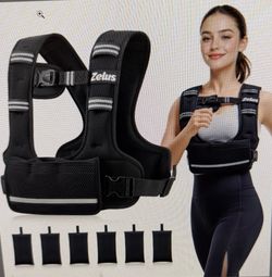 Zelus Adjustable Weighted Vest 4-10 lbs
