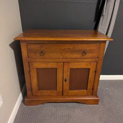2 Side Tables and Matching Hutch/Armoire 
