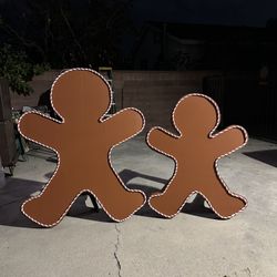 Gingerbread Christmas Holiday Decor Life Size