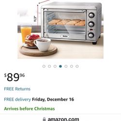 New Stainless Steel Mueller Aeroheat Covenction Toaster Oven for Sale in El  Centro, CA - OfferUp