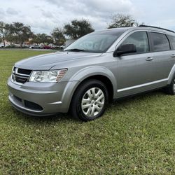 DODGE JOURNEY THREE ROW SEATS 