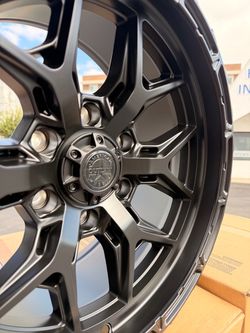 American Outlaw Wheels Locker 144 in Matte Black 17” 6x139.7