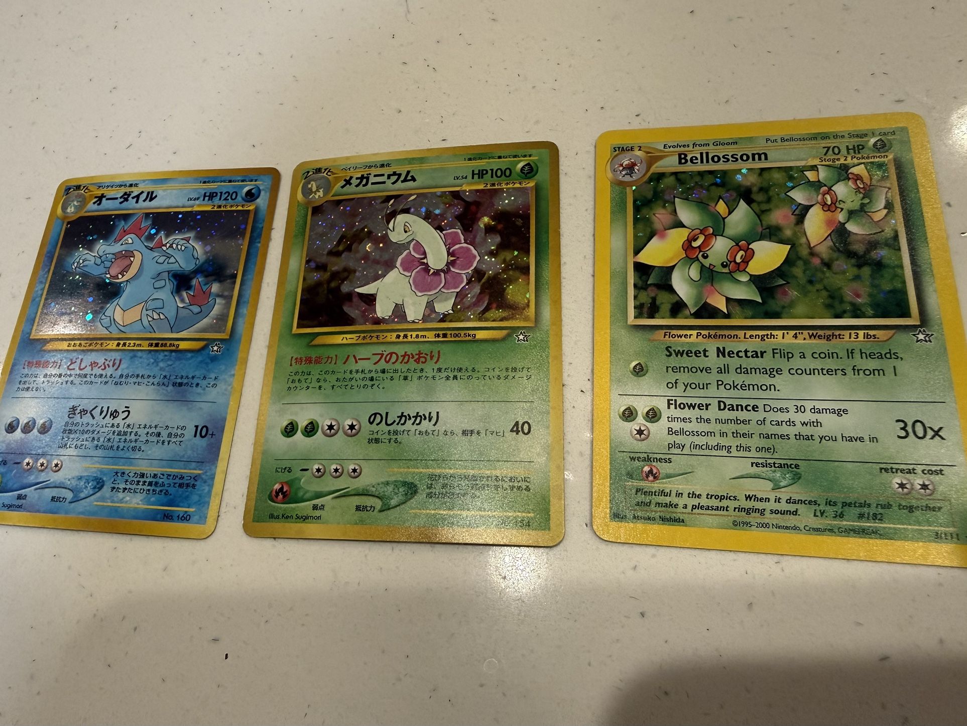 Pokémon Neo Genesis Trading Cards