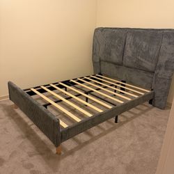 Full Size Lightly Used Bed Frame With Mattress Only Had For One Month $100 Pick Up Only On The 23rd Of April