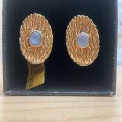 14k Yellow Gold Nugget Cuff Links 