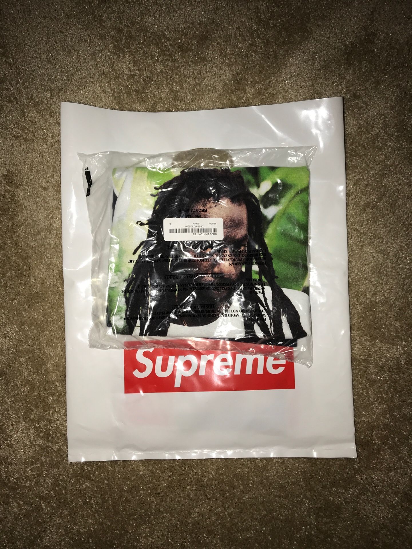 Supreme Buju Banton Tee Black for Sale in Brea, CA - OfferUp