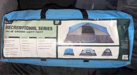 Quest 14'x8' cross vent tent 8P