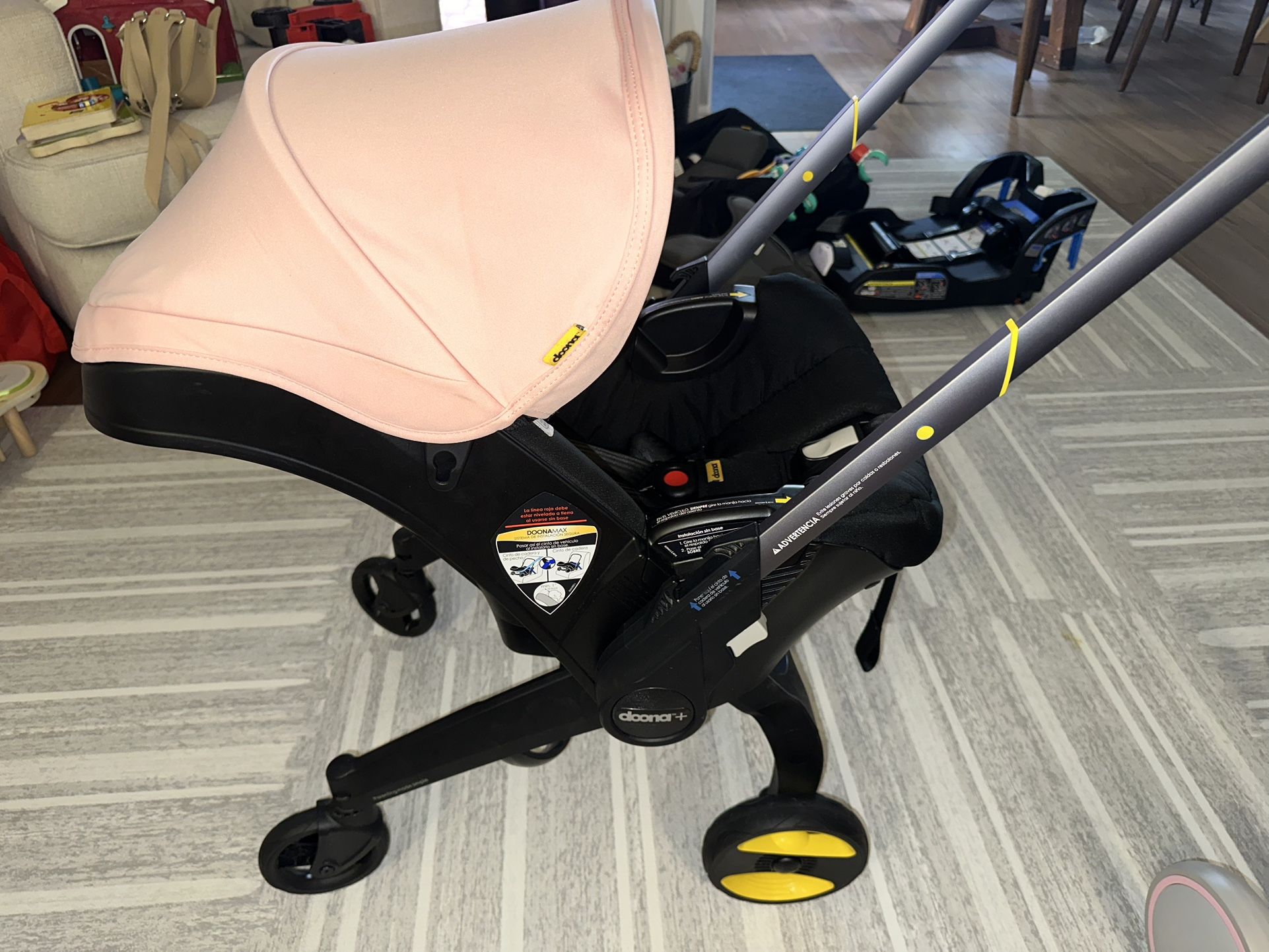 Doona Pink Car seat And Stroller