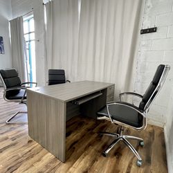 Office Desk And Chairs 