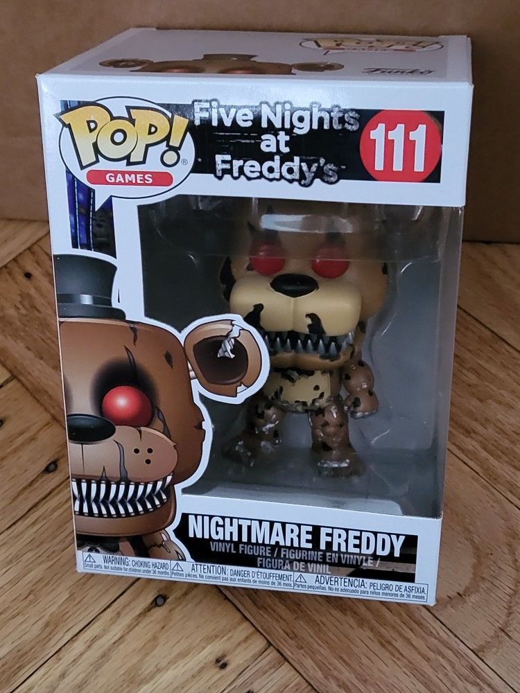 Five Nights At Freddy's Funko Nightmare Freddy Toy Action Figure FNaF  Figurine