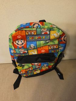 Super Mario Bros. Characters All Over Print 16" Backpack