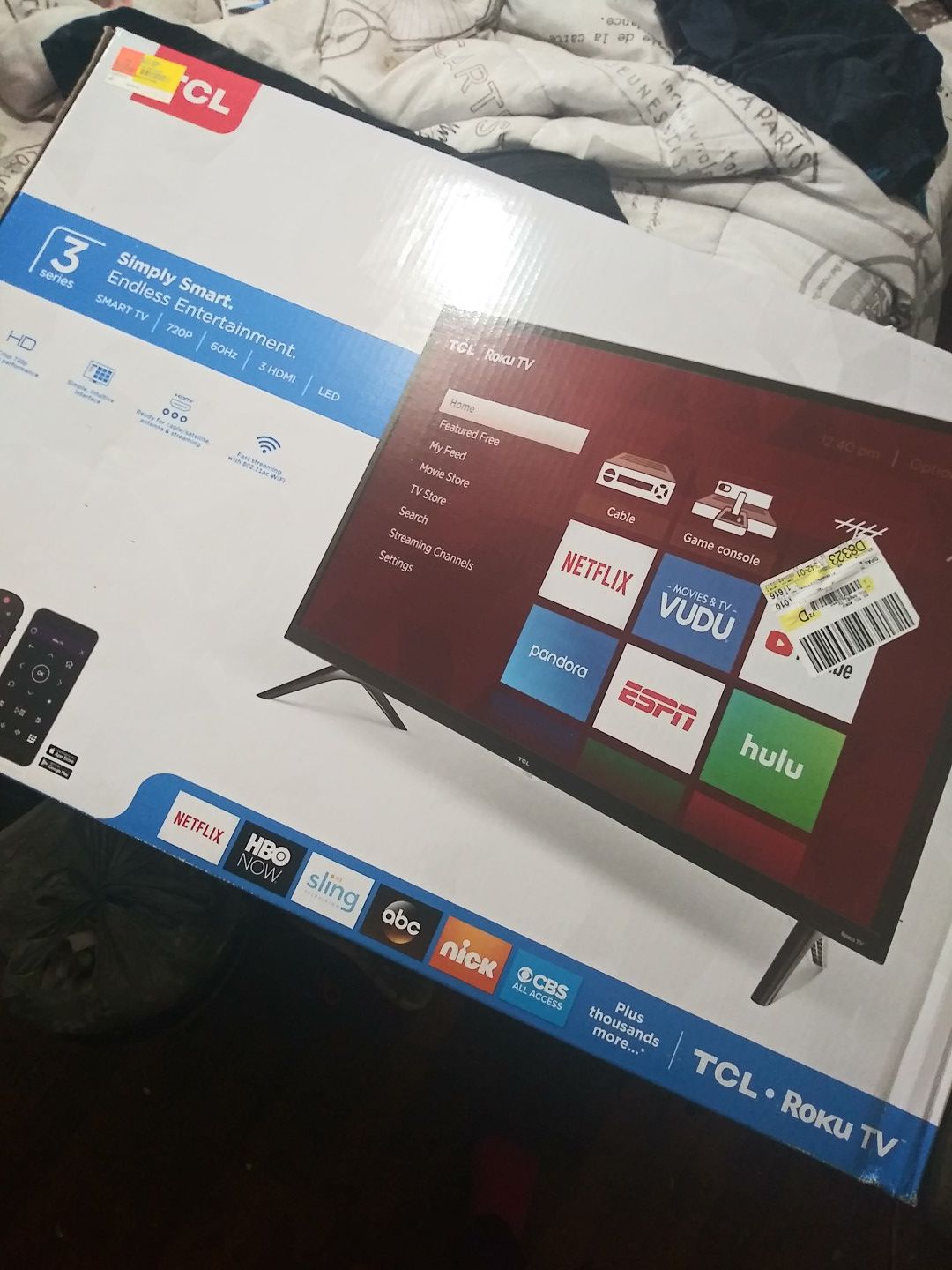TCL Roku plus Smart tv brand new in box