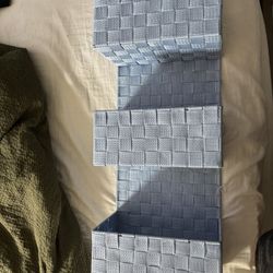 Light Blue Hanging Storage