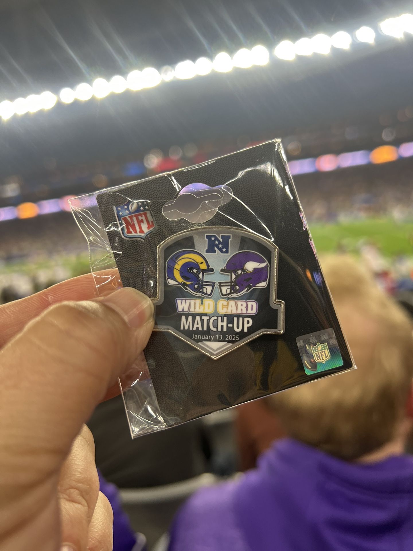 Game Pin Los Angeles Rams Vs Minnesota Vikings State Farm Stadium Arizona Playoffs