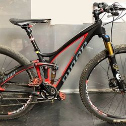 Niner Jet 9 RDO 3-Star Mountain Bike - Black Red - XS - Cross-country efficiency