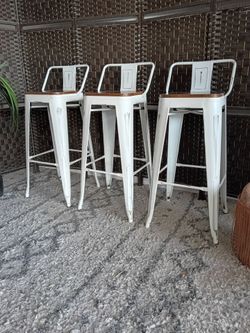 Simplihome Rayne 30in Farmhouse Style Bar Height Barstools