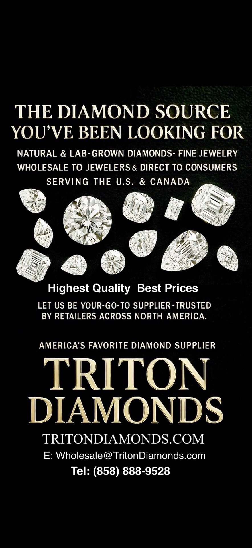Lab-grown Diamond $699/carat (100% Real Diamond)
