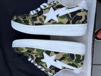 Bape Bapesta Sz 10 “ read Description “!!! Camo