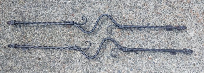 Decorative Wrought Iron Brackets / Rods, $25 For 2