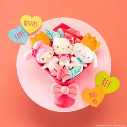 Hello Kitty and Friends 12-inch Plush Valentine’s Bouquet