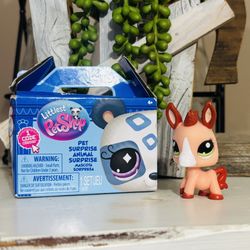 Littlest Pet Shop Blind Box Packet (not open) & LPS Donkey