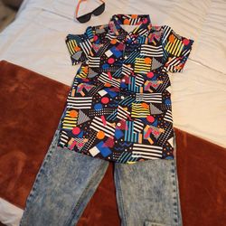 Retro 80s Day outfit!