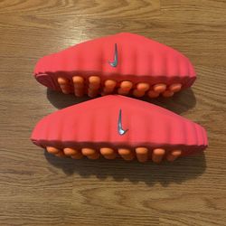 Brand New solar Red Nike MIND 001 Slides size 9.5 -10 No boxes $ 150 each 