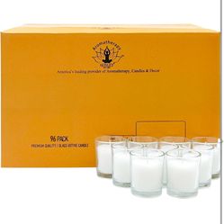 96 Ivory votive candles