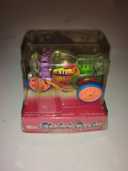 New Sealed Mini Skelet-Cycle Push-Release Toy 1993