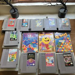 Nintendo 13 Games, With Box 