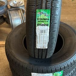 ST235/80/16 New Trailer Tires