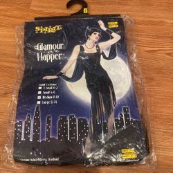 Flapper Girl Halloween Costumes Size Medium