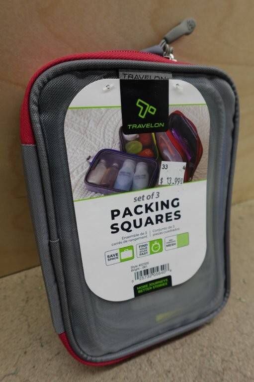 Travelon: Set of 3 Packing Squares