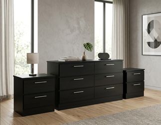 Dresser And 2 Nightstands - Cómoda y 2 Mesitas de noche