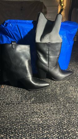 Steve Madden Black Boots Size 10