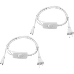 T5 T8 5ft Power Cord Extension Cable for Integrated LED Bulb ON/OFF Switch 2pack