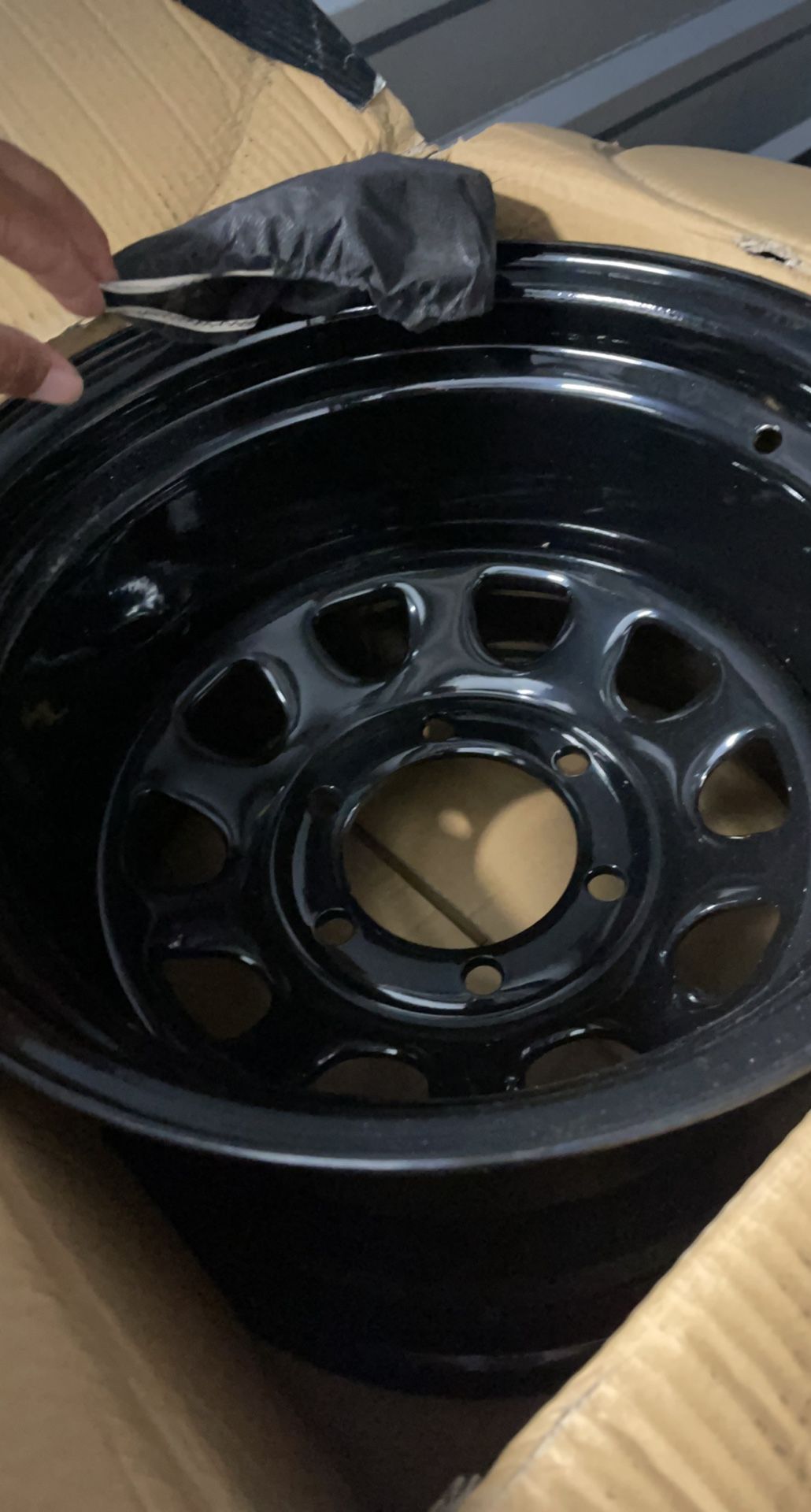 Pro Comp Steel Wheels Series 51 Wheel with Gloss Black Finish (15x10"/6x5.5") Pro Comp Steel Wheels Series 51 Wheel with Gloss Black Finish (15x10