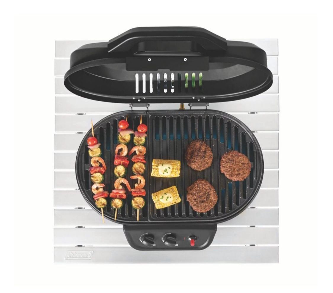 Coleman Roadtrip 225 Tabletop 2 Burner Propane Gas Grill, Black