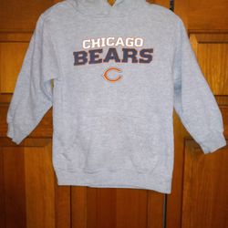 KIDS SMALL SIZE 8 CHICAGO BEARS REEBOK HOODIE SWEATSHIRT 