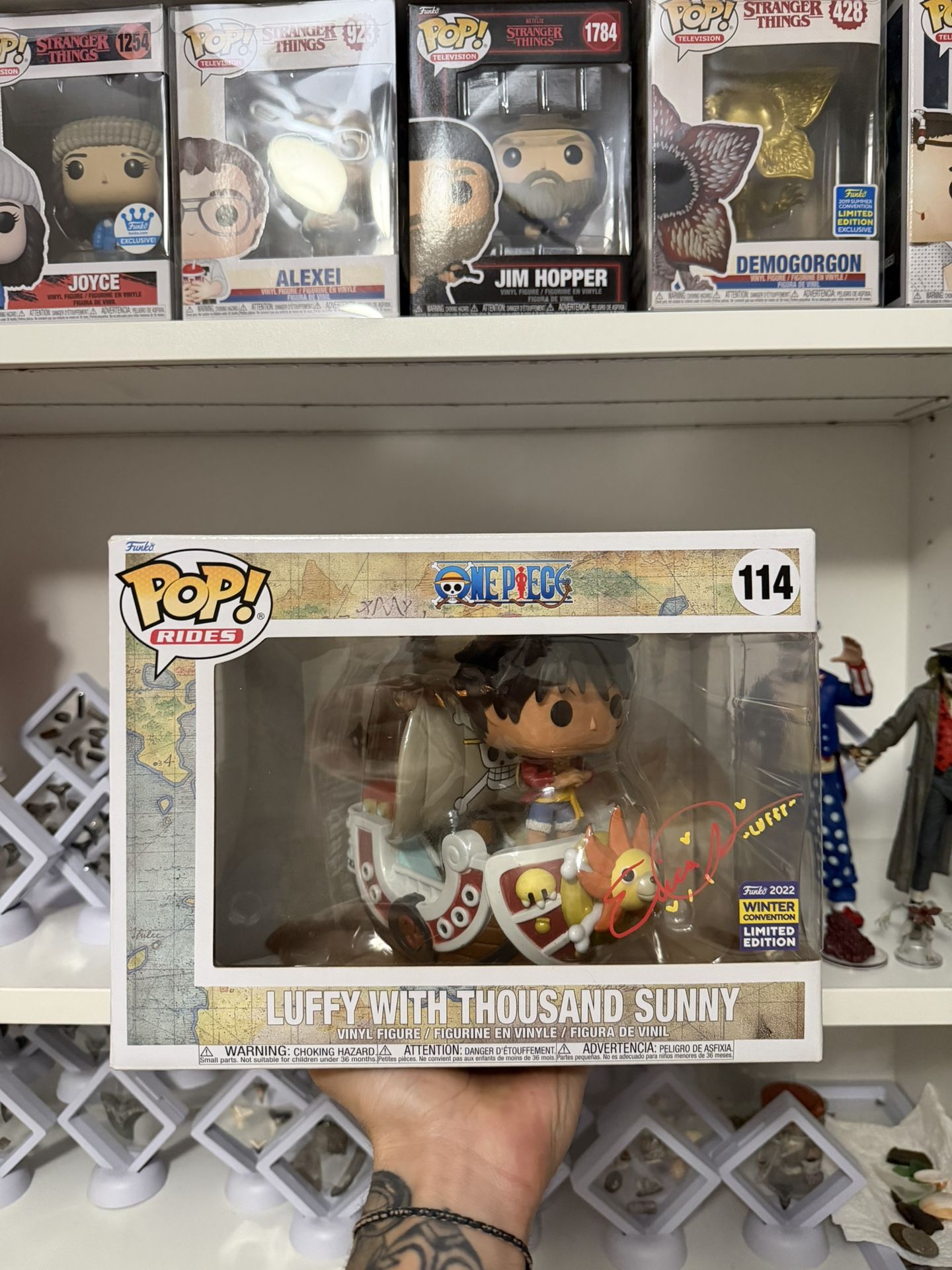 Signed Luffy On Thousand Sunny Funko Pop