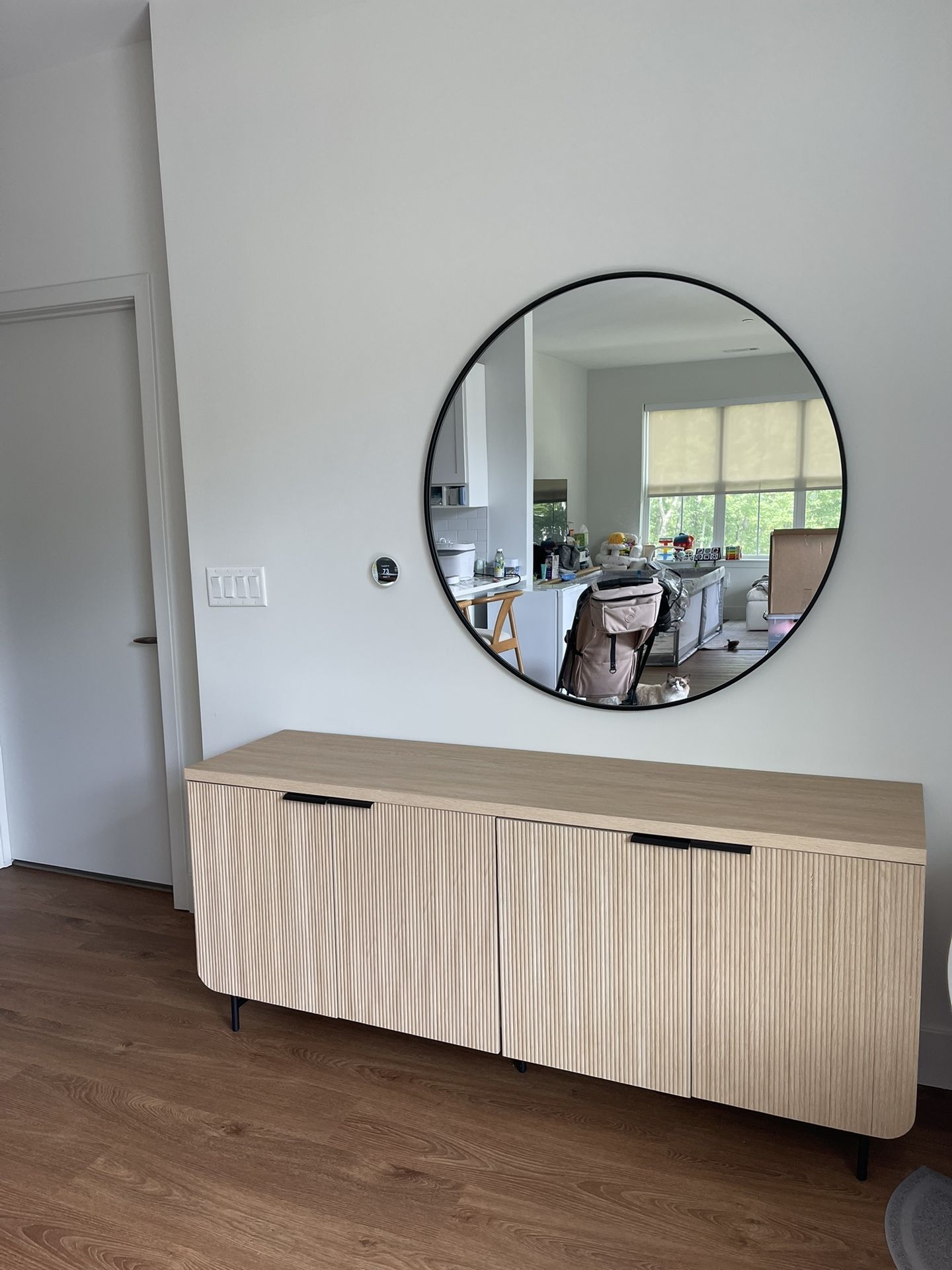 Coastal Oak 4 Door Sideboard