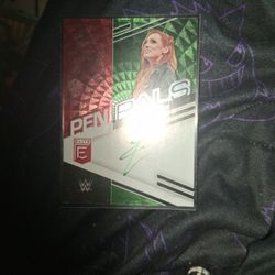 Elite Becky Lynch Auto Pen Pals best women's wrestler
